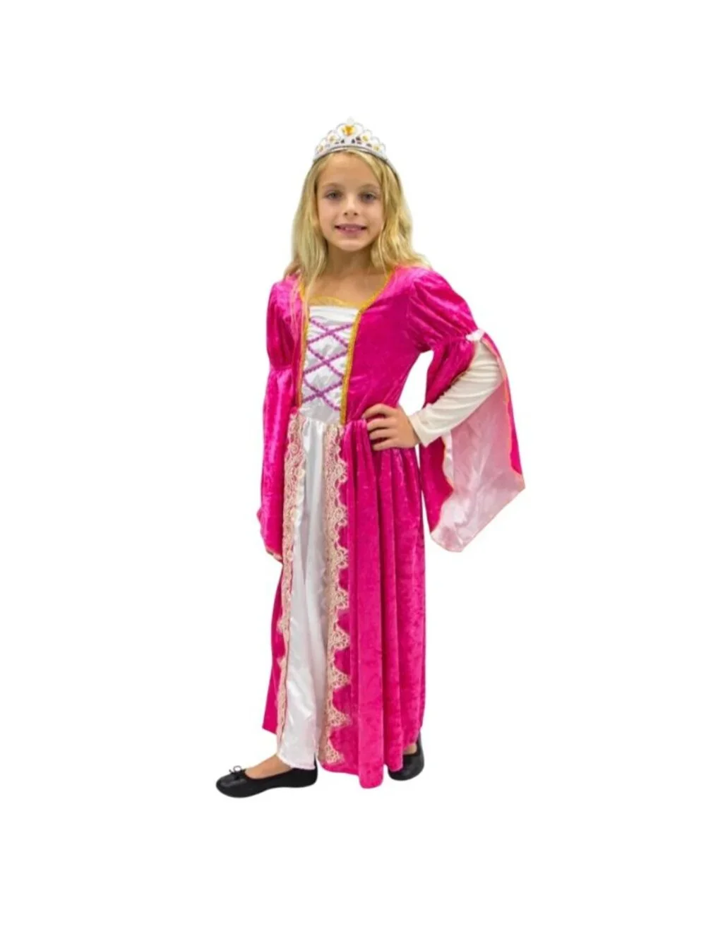 NWT Hauntlook Girl's Regal Queen Halloween Costume Size 5-6 Holiday Party